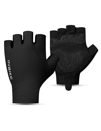 INBIKE Fitness Handschuhe Trainingshandschuhe Sporthandschuhe Damen Frauen Herren für Crossfit Bodybuilding Gym Krafttraining Sporthandschuhe Schwarz S von INBIKE