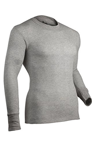 INDERA Schweres Thermo-Unterhemd aus Baumwolle mit Waffelmuster für Herren von INDERA