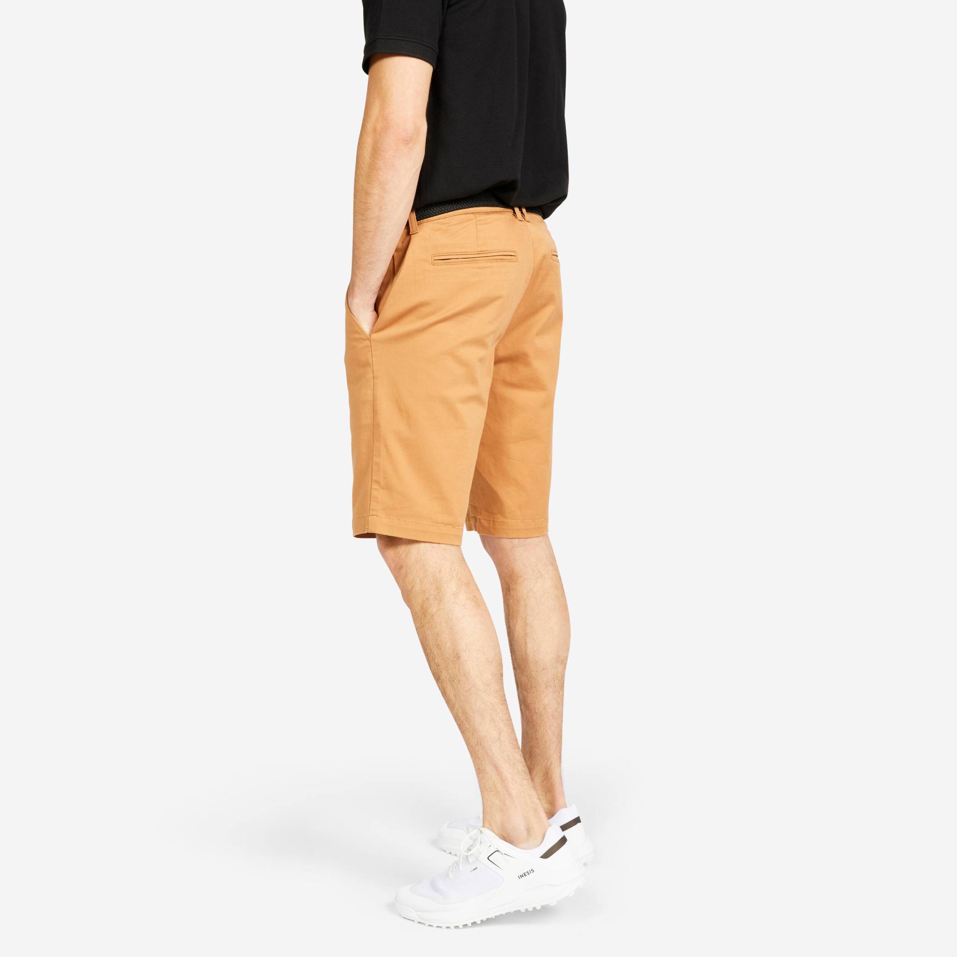 Herren Golf Shorts - MW500 nussbraun von INESIS