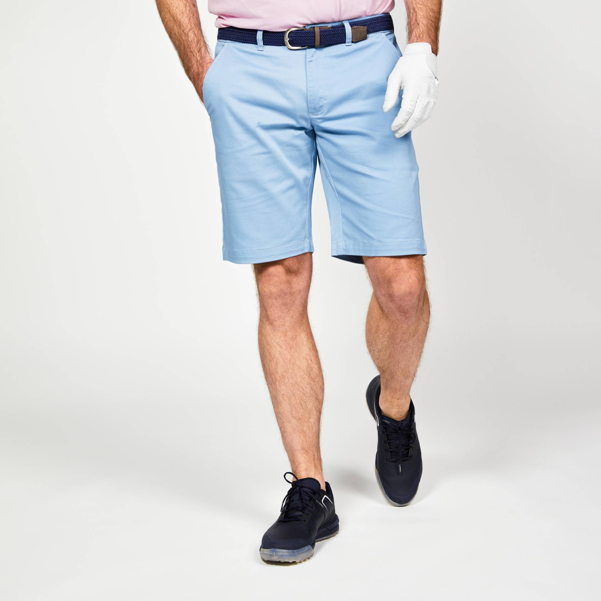 Herren Golf Chino-Shorts - MW500 blau von INESIS