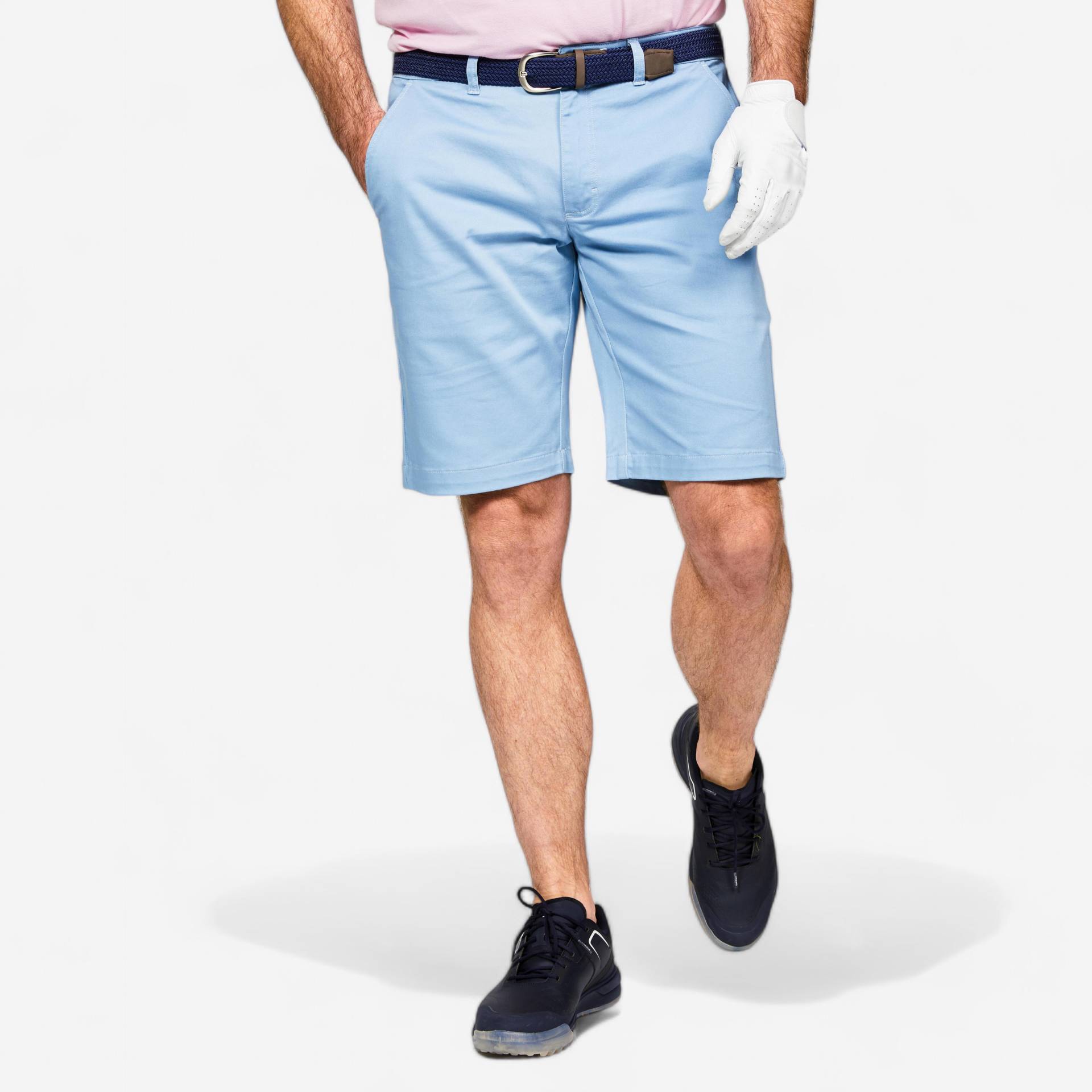 Herren Golf Chino-Shorts - MW500 blau von INESIS