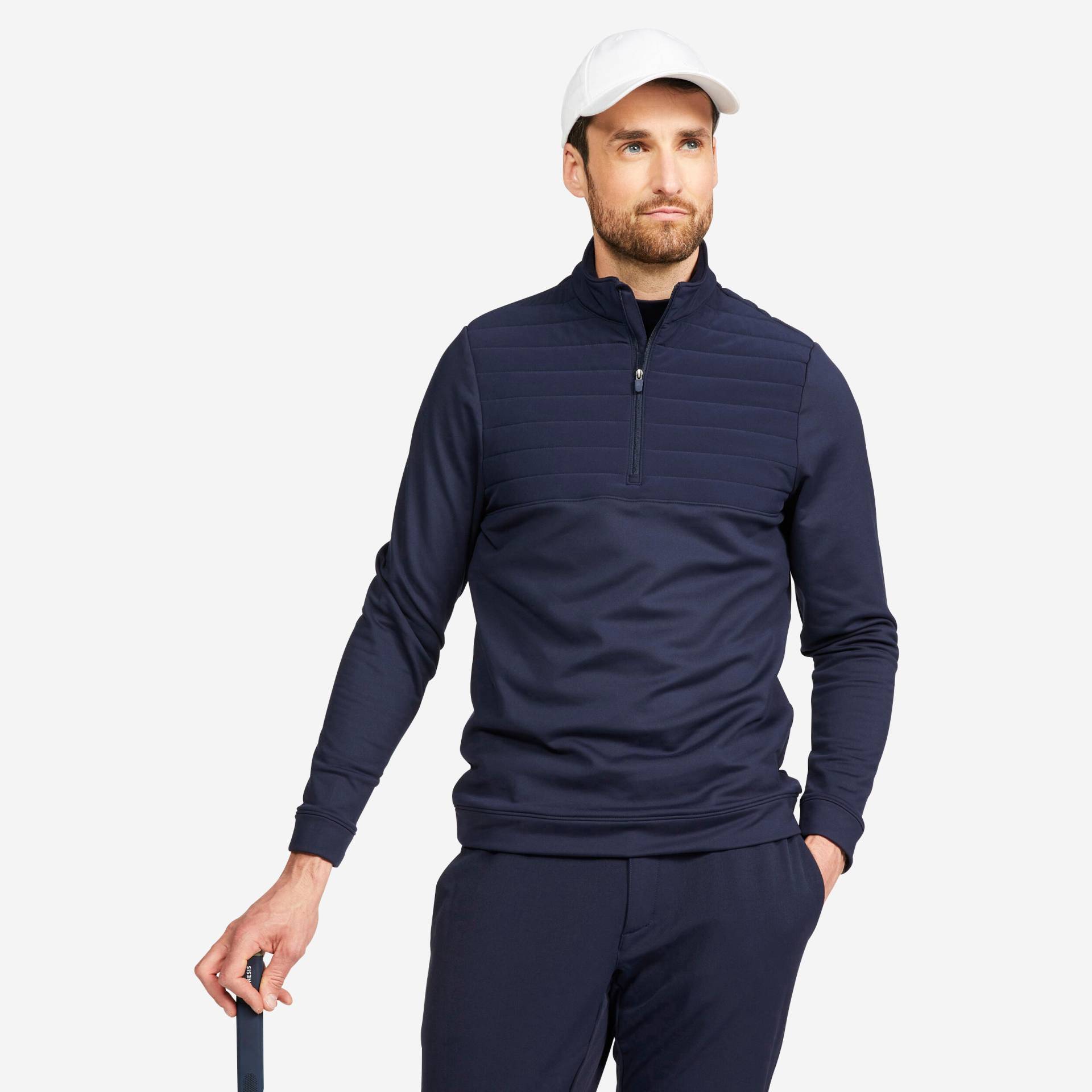 Herren Golf Sweatshirt - CW500 marineblau von INESIS
