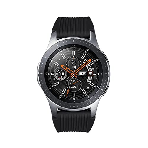 INF Armband Kompatibel mit Samsung Galaxy Watch 46mm, Galaxy Watch 3 45mm, Gear S3 Frontier/Classic, 22mm Weiche Silikon Ersatz Uhrenarmbänder für Huawei GT 2 46mm, Schwarz von INF