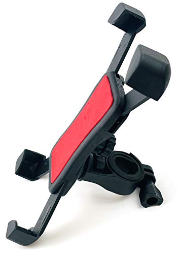 INION Fahrrad Handyhalterung für Lenkstange Lenker Handy Halterung für 3,5-8 Zoll Smartphone mit 360° Drehbar jurfahr (Rot) von INION