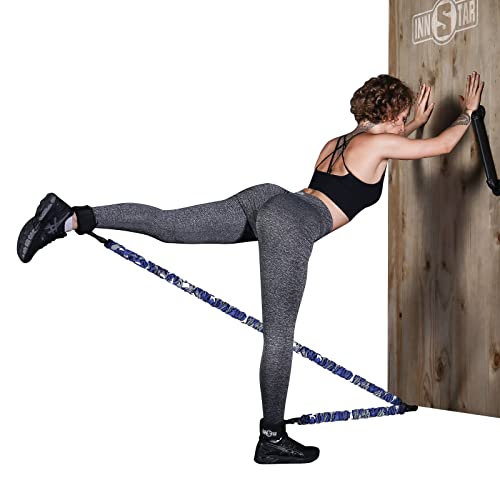 INNSTAR Booty Widerstand Band Glute Cord Cable Machine for Hip Home Workout Cable Kickback with Instructions and Carry Bag, schwer von INNSTAR