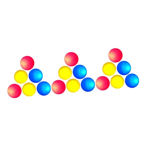 INOOMP 18 STK geführte Kugel Leuchtender Golfball Nachtgolfball Golfball mit Farbwechsel farbige Kugeln elektronische Kugel LED Blitzkugel Standardkugel Leuchtende Kugel von INOOMP