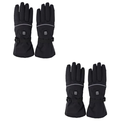 INOOMP 2 Paar Beheizte Handschuhe Zum Reiten Winter Reithandschuh Elektrische Handschuhe Heizhandschuhe Thermohandschuhe Ladehandschuhe von INOOMP