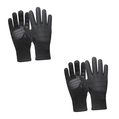 INOOMP 2 Paar Herren Reithandschuhe Winter Fleece Handschuhe Fingerhandschuhe Touchscreen Handschuhe von INOOMP