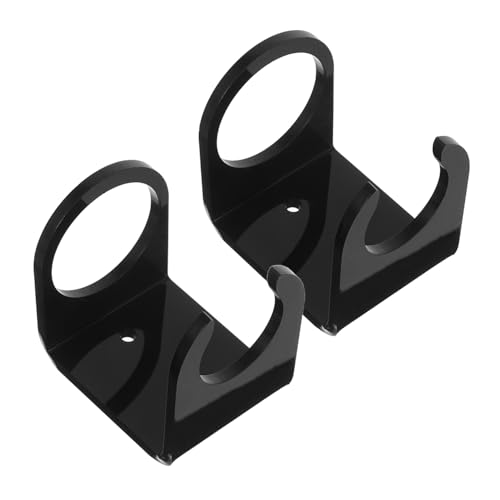 INOOMP 2 Sätze Baseballschlägerhalter aus Acryl Wandhalterung für Baseball Softballschläger Stabiler Displayständer zur Sicheren Aufbewahrung und Präsentation von Signierten und von INOOMP