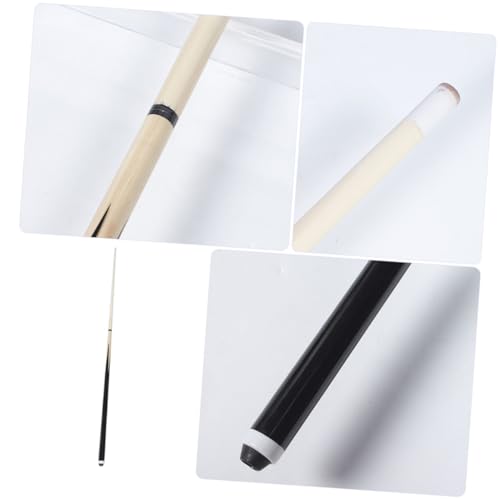 INOOMP 2 Stück Holz Billard Queue Langer Pool Cue Stick mit Blumendesign Robust und Vielseitig für Anfänger und Profis Tischbillard Zuhause von INOOMP
