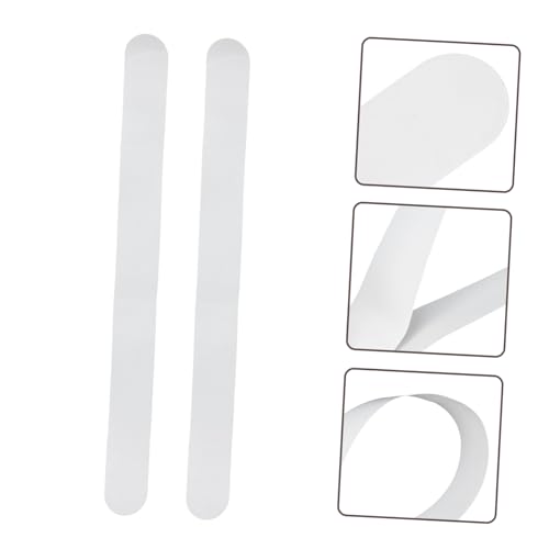 INOOMP 2 Stück Transparentes Tennis Schläger Schutzband aus Robustem TPU Stoßfestes Anti Kratz Racket Tape zur Rahmenverstärkung Stabilisiert Schlägerkopfgewicht für Kraftvolles Spiel von INOOMP