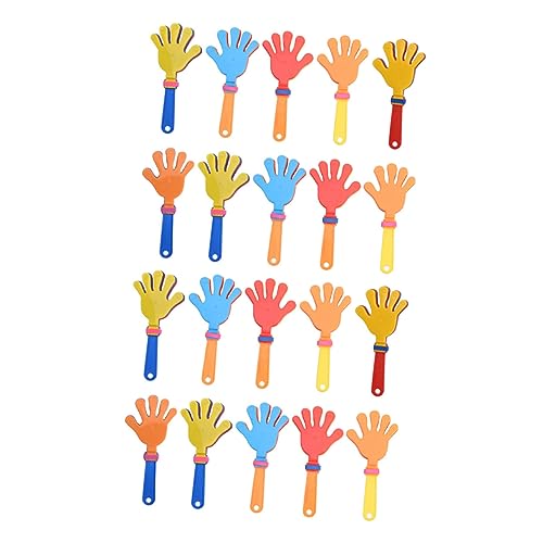 INOOMP 20 Stück Palm Clap Kinder Cheer Prop Kinderspielzeug Kinderspielzeug Handklöppel Party Hand Clap Hände Klatschen Spielzeug Hand Krachmacher Kunststoff Palmen Klatschen Sound von INOOMP