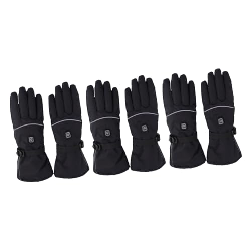 INOOMP 3 Paar Ladehandschuhe Thermohandschuhe Winter Reithandschuh Elektrische Handschuhe Beheizte Handschuhe Für Reiten Heizhandschuhe von INOOMP
