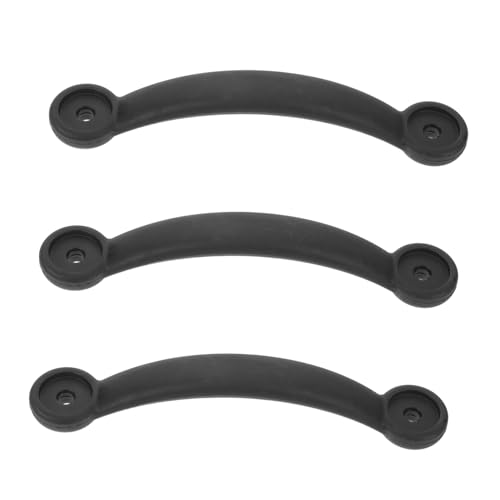 INOOMP 3 Stück Teiliges Kajak Kanugriff Schrauben und Unterlegscheiben Robuste Seitenmontage Schnelle Installation Sicherer Halt für Kajak Kanu und Outdoor-gepäck Schwarz von INOOMP
