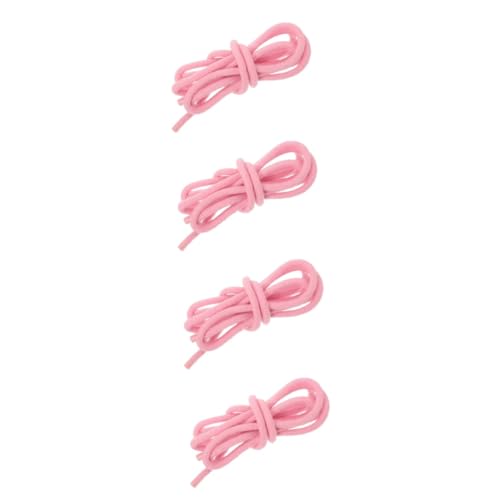 INOOMP 4 Stück Rhythmisches Gymnastikseil Tragbares Seil Seile Zum Turnen Praktisches Gymnastikseil Farbiges Seil Zum Turnen Farbiges Gymnastikseil Zubehör Baumwolle Multifunktion Rosa von INOOMP