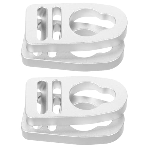INOOMP 4 Stück Schnallenclips für Kajaksitzgurte – Reparaturteile mit Aluminiumhalterung zur Befestigung des Kajaksitzes – Robuster Riegel zum Ersetzen der Bootsgurte von INOOMP