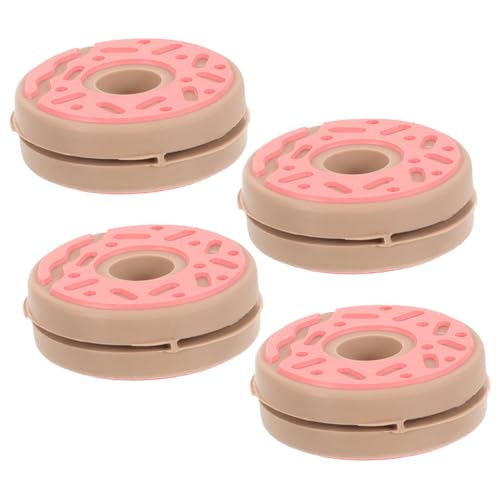 INOOMP 4 Stück Tennis Dämpfer aus Premium Silikon Stoßabsorbierend Leicht Einfach zu Montieren Donut Form Vibrationsdämpfer für Tennisschläger Geeignet als Geschenk für Tennisspieler INOOMP 4 Stück Tennis Dämpfer aus Premium Silikon Stoßabsorbierend Leicht Einfach zu Montieren Donut Form Vibrationsdämpfer für Tennisschläger Geeignet als Geschenk für Tennisspieler von INOOMP