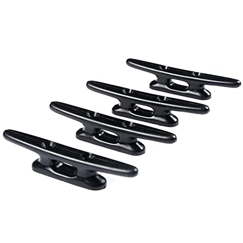 INTCHE 4 Pack 4 Schwarz Klampen Kajak Klampen Dock Klampen Boot Kajak Kanu Klampen Schwarz Nylon Klampen von INTCHE