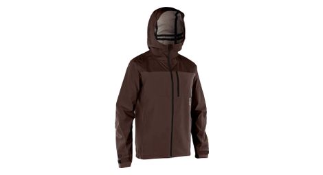 ion shelter 3l hybrid mtb jacke braun von ION