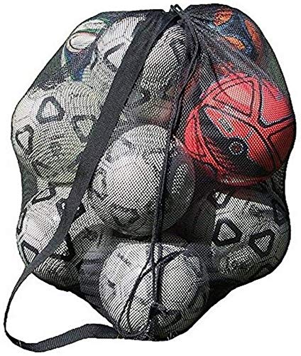 IPENNY Balltasche Große Nylon Netzbeutel für Fußball Basketball Volleyball Balltragenetz Outdoor-Sporttraining Sportartikel Aufbewahrungstasche von IPENNY