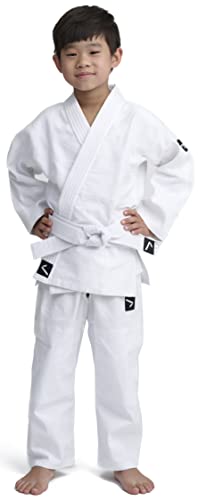 IPPONGEAR Unisex Jugend Future 2 Kinder Judoanzug, Weiß, 130 EU von IPPONGEAR