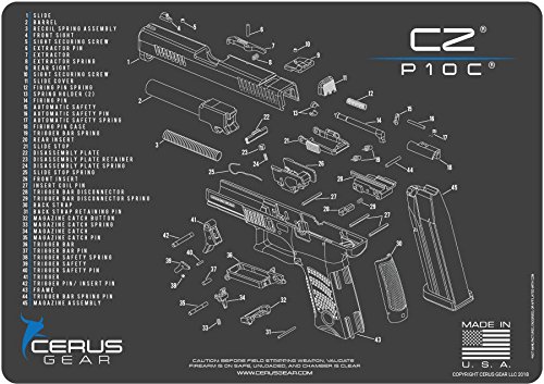 Cerus Gear CZ P10C Schematic Promat Grey von Cerus Gear