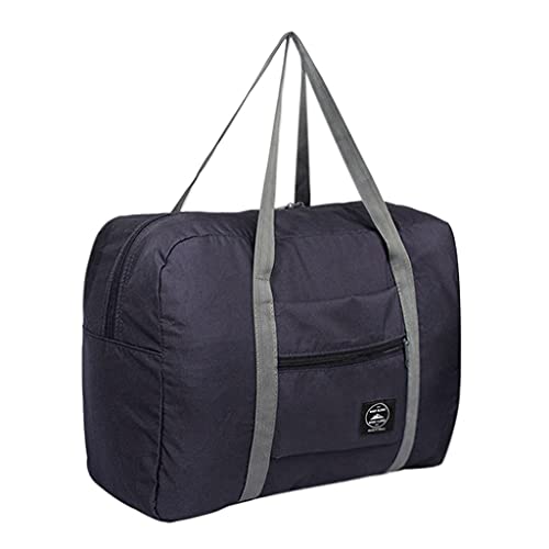 IQYU Koffer Grillbesteck Taschen Reisen mit Modekapazität für Mann Frauen Reisegepäck in der Tasche Kleiner Trolley Handgepäck (Dark Blue, One Size) von IQYU