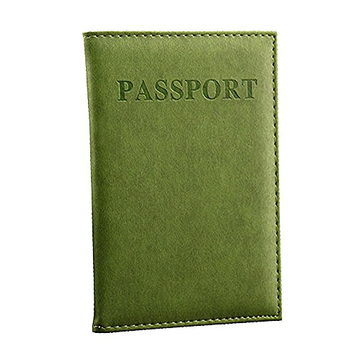 IQYU Taschen Regenschirm Automatik Damen Passport ID Protektor Beautiful Card dedizierte Abdeckungshaltertasche Männer Umhängetaschen (Green, One Size) von IQYU