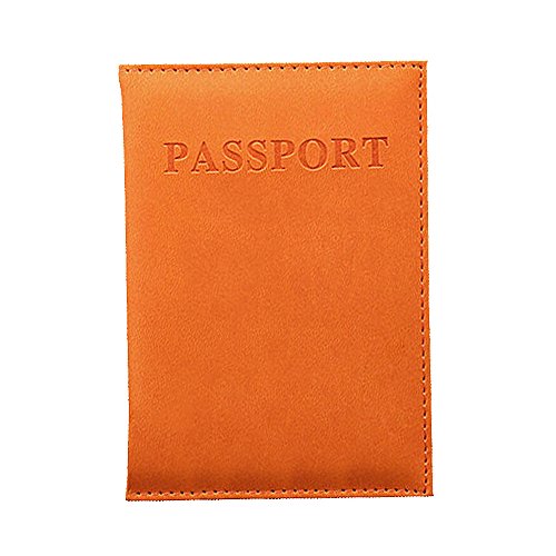 IQYU Taschen Regenschirm Automatik Damen Passport ID Protektor Beautiful Card dedizierte Abdeckungshaltertasche Männer Umhängetaschen (Orange, One Size) von IQYU