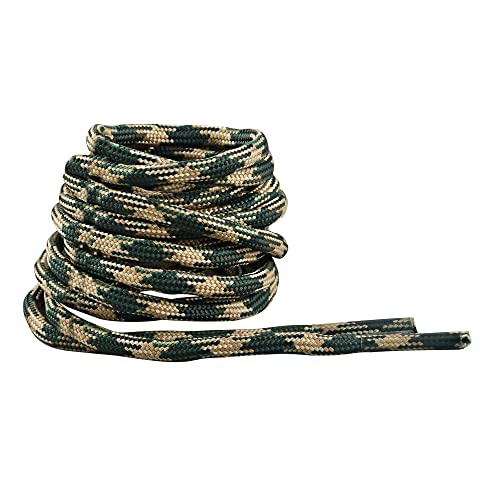 IRONLACE Schnürsenkel, Schnürsenkel, Läufer, Wanderer, Stiefel, Freizeitschuhe, 1 Paar, mehrere Farben und Längen, Waldtarn - 63 Inches - 160 cm von IRONLACE