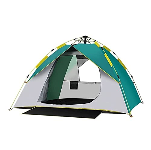 Camping Zelt Strandzelt Explorer Tent Wasserdichtes Anti-UV-Campingzelt Automatische Schnellöffnung Strandzelt 2-3 Personen Wandern Outdoor-Zelt Tragbares Zelt für Reisen ( Color : Grün , Size : 205*1 von IRYZE