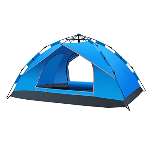 Camping Zelt Strandzelt Outdoor Camping Faltzelt Automatisches Picknickzelt Einfaches Schnellöffnungszelt Outdoor Zelt Zum Wandern Camping Tragbares Zelt für Reisen (Color : Blue, Size : 210x200x135 von IRYZE