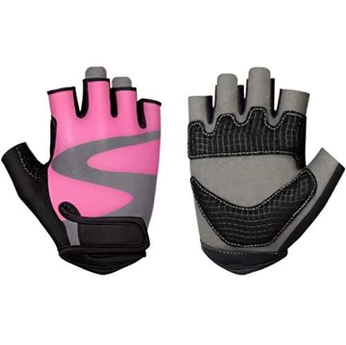 IRYZE Sporthandschuhe Handschuhe Fahrradhandschuhe Gym Fitness Atmungsaktive Mountainbike Sporthandschuhe Handschuhe Motocross (Color : Rosa, Size : XL) von IRYZE