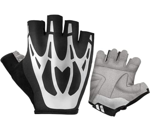 IRYZE Sporthandschuhe Handschuhe Für Männer, Trainingshandschuhe Für Männer Und Frauen, Gewichtheberhandschuhe, Barehand-Handschuhe Handschuhe Motocross (Color : Black, Size : XL) von IRYZE