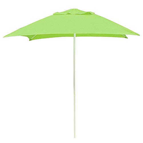 ISCBAFYX 6,6 Fuß / 2,0 m rechteckiger Garten-Sonnenschirm, Regenschirm-Überdachung, UV-beständig, leicht zu öffnen, für Strand, Balkon, Terrasse, Garten, Außenbereich, Sonnenschutz von ISCBAFYX