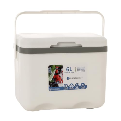 ISCBAFYX 6-Liter-Kühl- und Wärmekonservierungseimer – tragbarer Inkubator für die Frischhaltung von Lebensmitteln und Getränken im Freien für Camping und Grillabende von ISCBAFYX