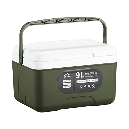 ISCBAFYX 8,1 QT kompakte Eiskühler, mehrschichtige persönliche Eisbox, leistungsstarke, lebensmittelechte Eisbox mit Langzeitkonservierung, leistungsstarke Eiskühlbox für Reisen, Strand, von ISCBAFYX