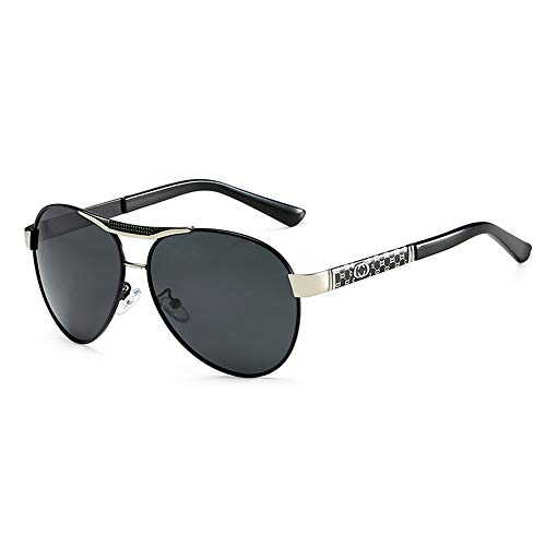ISCBAFYX Herren-Sonnenbrille, moderner Modespiegel, Sonnenbrillenbrille, UV400, polarisiert, Persönlichkeit, zum Laufen, Angeln, Radfahren, Fahren, Ski, Golf von ISCBAFYX