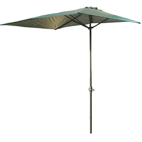 ISCBAFYX Terrassenschirm, Garten-Sonnenschirm, 230 cm, regenfeste Beschichtung, halber Sonnenschirm, höhenverstellbar, Kleiner Sonnenschirm für Terrassen-Strand-Pool-Schirme (A) von ISCBAFYX