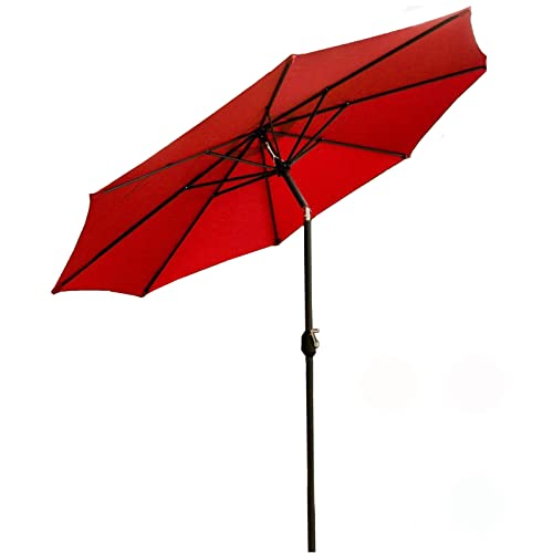 ISCBAFYX Terrassenschirm, Sonnenschutz für Tische und Stühle im Freien, Sonnenschirm, winddichter Regenschirm, mit Neigung und Kurbel, ideal für gewerbliche und Private Nutzung, tragbarer von ISCBAFYX