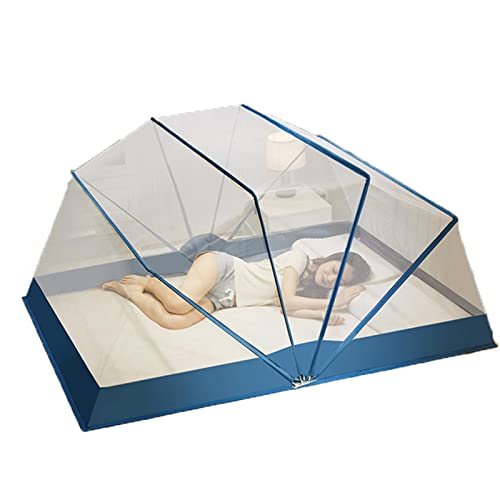 ISCBAFYX Tragbares Moskitonetz, erhöhtes faltbares Moskitonetz-Zelt, Keine Installation, Moskitonetz, praktisch, atmungsaktiv, waschen, für Reisen im Bett, im Innenhof, von ISCBAFYX