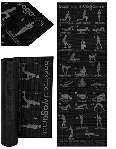 ISO TRADE, Classic Pro with Exercise Plan Pilates and Gymnastics Pad Soft Foam Yoga Knee Mat 8693 Matte, Erwachsene Unisex, Mehrfarbig (Mehrfarbig), Einheitsgröße von ISO TRADE