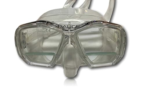 Tauchmaske *Gauge* mit integrierten Plus-Gläsern +1,75, Farbe: Transparent/Transparent von IST