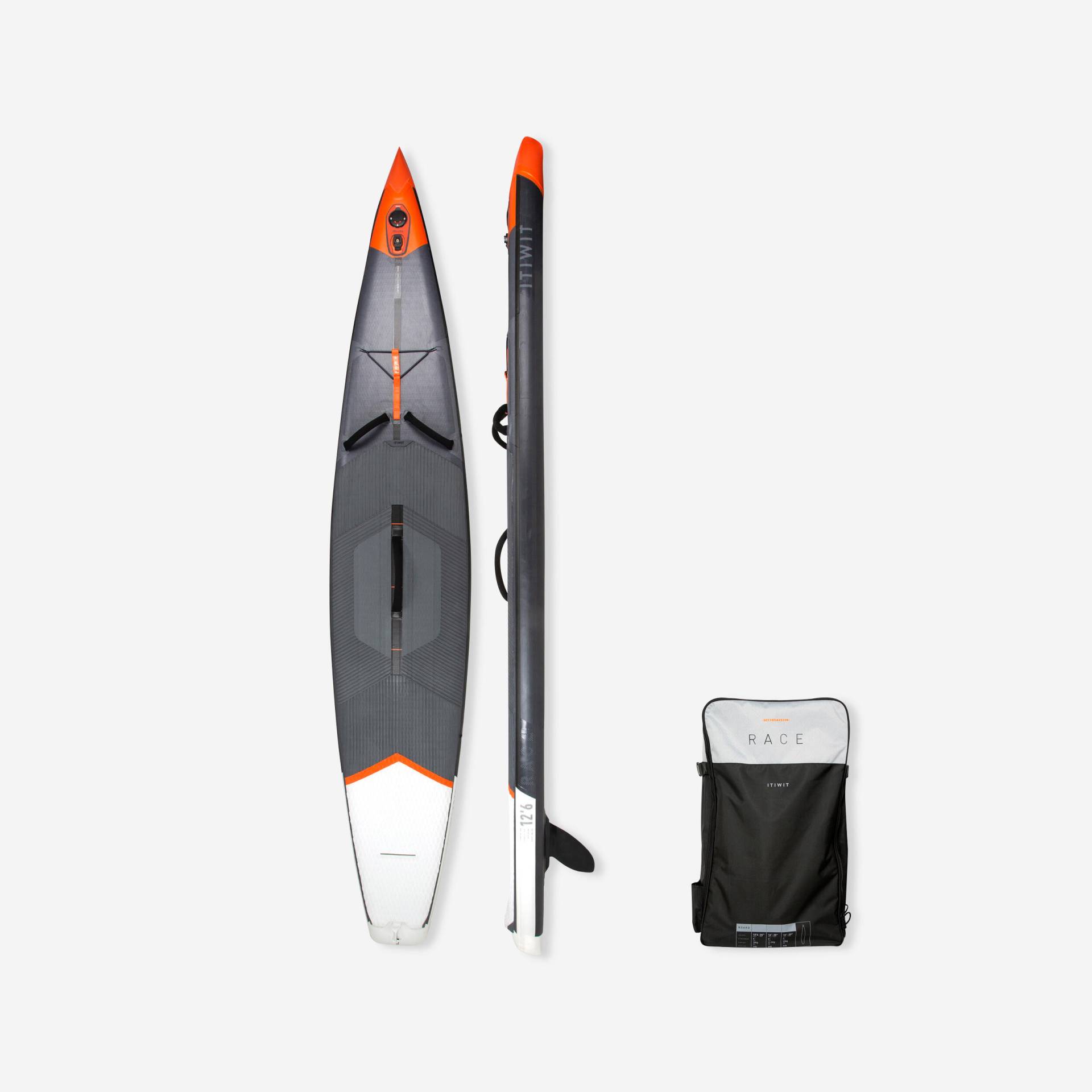 SUP-Board Stand up Paddle aufblasbar 12.6´- R500 Racing von ITIWIT