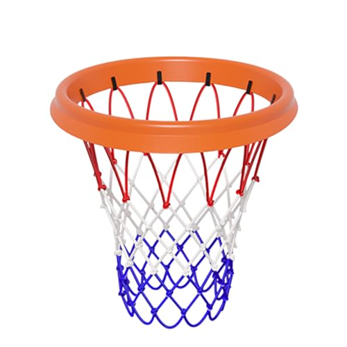 Basketballnetz – einfach zu installierendes Wurf- Befestigungssystem für randlose Körbe, langlebiges leichtes Design für drinnen draußen Tenniskleid Für Mädchen (A, One Size) von IUNSER