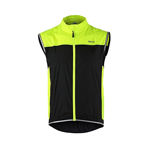 Herren Radfahren Laufjacke Fahrrad Windjacke Weste Leichter Winddichter Mantel Bekleidung Radsport von IUNSER