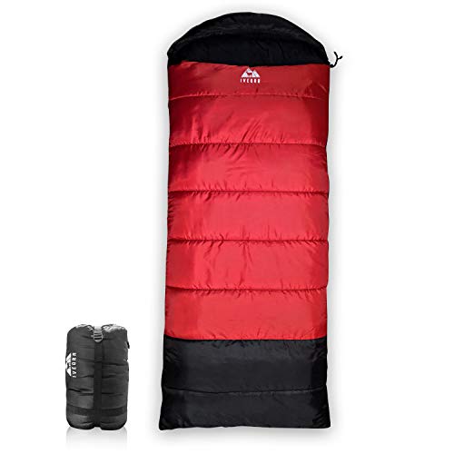 IVEQRR Schlafsack Winter |3-4 Saison| Outdoor daunenschlafsack für Camping und Bergsteigen mit Ultraleichter und Ultrakompakter- Extreme Temperatur-10 von IVEQRR