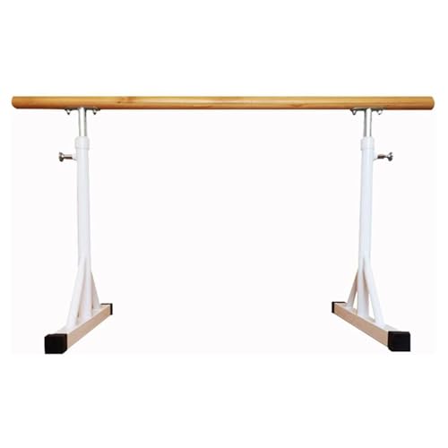 IXIETY Freistehende tragbare Ballettstange, höhenverstellbare Stretchstange von 80–120 cm, Mobile Ballettstangenausrüstung for Fitnessstudio, Tanzstudio (Color : White, Size : 100cm) von IXIETY