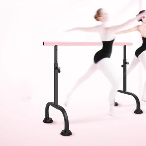IXIETY Mobile Tanzstange, tragbare Ballettstange for Dehnübungen for Erwachsene und Kinder, Ballettausrüstung, höhenverstellbar von 80–115 cm von IXIETY