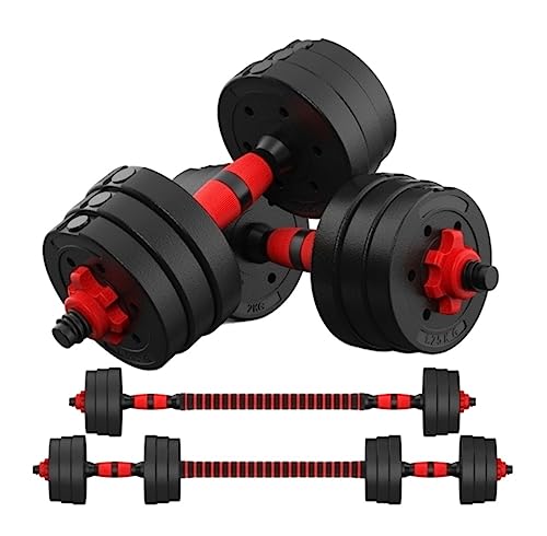 Hantel, Hanteln Set Gewichte 2 Stück Hantel mit verstellbaren Gewichten Gewicht for Bodybuilding for Training Fitting Gym(10kg(5kg*2)) von IXMLDAXD